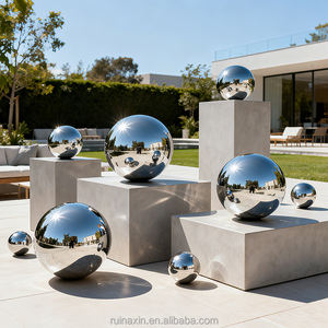 Sfera Lucida a Specchio 16-100MM, Artigianato in Metallo Art Déco, Sfere Decorative in Acciaio Inox per Vetrine, Sfera Ornamentale - Product Image 4