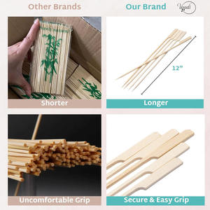 Набор полированных сморов для пожарной ямы, деревянная коробка, набор для кемпинга, подарочный набор с кувшинными палочками и мастером для кемпинга на открытом воздухе - Product Image 4