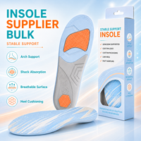 Semelles orthopédiques personnalisées en mousse PU souple, amortissantes en nid d'abeille, confortables pour la course à pied, pour hommes et femmes