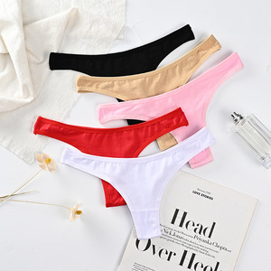 Nouvelles culottes pour femmes en coton respirant à taille basse, confortables, style G-string, pour le fitness et le yoga, sexy, T-thong, 5 couleurs, taille S-XL - Product Image 3