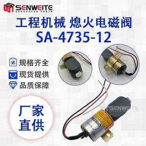 Vanne solénoïde de coupure de flamme Senwitt 1756ES-12E3ULB1SS pour pièces d'excavatrice Mitsubishi - Product Image 3