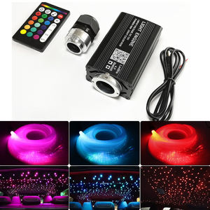 Proyector de Fibra Óptica LED RGBW 6438-D1, Luces de Techo con Efecto de Cielo Estrellado para Auto, Luz Ambiental - Product Image 2