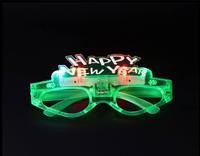 Lunettes clignotantes à LED Lunettes lumineuses Happy New Year Lunettes lumineuses Cadre Décorations de fête de Noël Divers styles