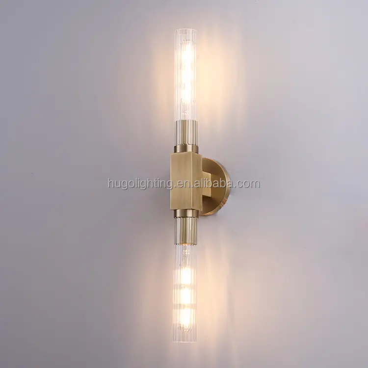 Amazon Modern Bedroom Bedside Led Lamps Cannele Linear Wall Sconce Restoration Sconce