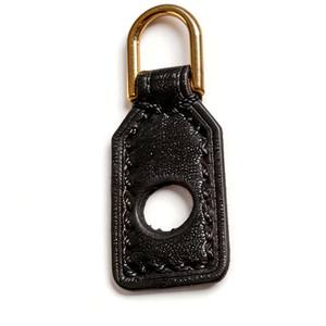 Ea741 <span class=keywords><strong>Cannes</strong></span> Luxury Zip Logo Made Custom Leather Pullers Bague en or Nom de la clé Vachetta Zipper Replacement Puller - Product Image 4