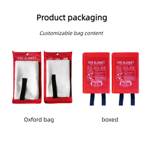 Couverture anti-feu pour cuisine, personnalisée, EN 1869, 1,8 m x 1,8 m, <span class=keywords><strong>extincteur</strong></span>, épaisseur 0,43 mm, isolation thermique, couverture anti-feu pour avion, MSDS - Product Image 4
