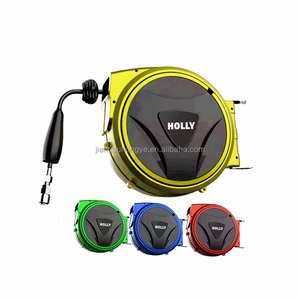 Carrete de manguera de aire 30 m + 2 M 180 ° Caja de manguera de pared giratoria Carrete de manguera de aire comprimido 20 <span class=keywords><strong>Bar</strong></span> Conexión de 1/4 pulgadas Acoplamiento de liberación rápida - Product Image 2