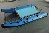 Plataforma Inflable con Cojín de Aire para Pesca, Catamarán Pequeño, Yate Portátil, Venta Directa de Fábrica