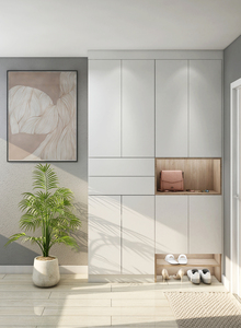 <span class=keywords><strong>Meuble</strong></span> à <span class=keywords><strong>chaussures</strong></span> moderne avec banc, grande capacité de rangement, armoire, <span class=keywords><strong>meuble</strong></span> en bois sur mesure pour couloir <span class=keywords><strong>et</strong></span> maison - Product Image 5