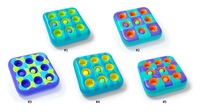 Ensemble de jeux de piscine - Tic-Tac-Toe gonflable avec 6 balles pour des moments amusants en été, idéal pour les fêtes à la piscine, la plage et le jardin