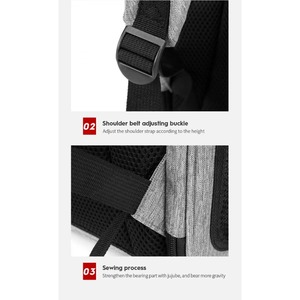 Bolsa de Transporte para Mascotas, Portátil, de Gran Capacidad, para Viajes de Fin de Semana, Mochila Oxford para Gatos y Cachorros, Fábrica con Certificación BSCI - Product Image 6