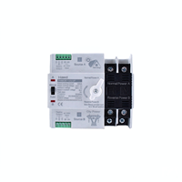 Interrupteur de transfert automatique à double alimentation 125A ATS 230V 400V Classe PC 22kA 0,05s Rail DIN CE
