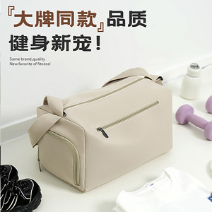 New Sports Yoga <b>Bag</b> Large Capacity Waterproof Oxford Cloth Gym Travel Crossbody <b>Bag</b> For Women Solid Color 20-35L - Product Image 3
