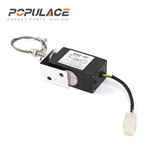 Válvula solenoide electrónica de apagado de llama para generador diésel 12V 24V, válvula de estacionamiento, controlador de corte de combustible marino Populace Xhq Pt - Product Image 3