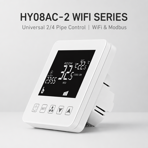 Termostato Digitale Intelligente WiFi Tuya per Fan Coil, Modalità Raffreddamento e Riscaldamento Aria Condizionata, Comunicazione RS485 Modbus - Product Image 2