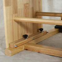 Baril d'escalade réglable en bois pour Pilates - Équipement de gym durable en bois écologique pour le fitness, le yoga et l'entraînement de force