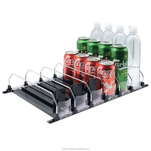 Organizzatore per Bottiglie con 10 Scomparti, Ripiano Regolabile in Larghezza per Frigorifero e Dispenser - Product Image 3