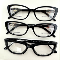 Fabricant de montures de lunettes en acétate de qualité supérieure en gros, montures de lunettes en acétate de couleur et de style variés pour unisexe