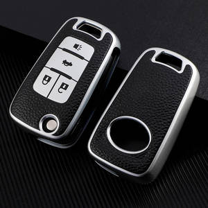 Coque de clé de voiture en cuir TPU Fob pour Chevrolet Cruze Aveo Camaro Epica Lova Sail Spark <span class=keywords><strong>Opel</strong></span> Astra <span class=keywords><strong>Corsa</strong></span> - Product Image 6