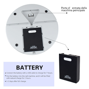 Jinyi Mini lampe à ongles personnalisée 48W <span class=keywords><strong>Sun7</strong></span> LED UV sans fil et durable avec synchronisation à plusieurs vitesses et séchoir à gel - Product Image 5