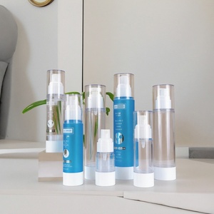 Skin Care Lotion 15Ml 30Ml 50Ml 80Ml 100Ml 120Ml 150Ml 200Ml Luxury White Clear Plastic Airless <b>Pump</b> <b>Bottle</b> for Serum Essential - Product Image 3