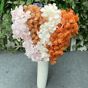 Fleurs de mariage en gros, grandes branches artificielles de Plumeria <span class=keywords><strong>Rubra</strong></span> en soie, fleurs œuf suspendues artificielles - Product Image 3