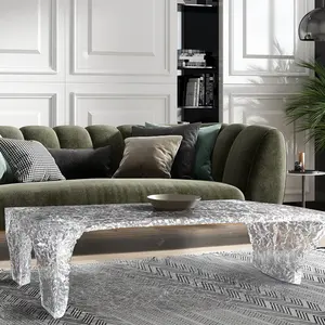 Mesa de café redonda luxuosa moderna, de aço inoxidável de luxo