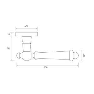 Goo-Ki di lusso francese nichel placcato in ottone PVD in nichel lucido per la Privacy maniglia della porta di fascia alta per finestre <span class=keywords><strong>e</strong></span> maniglie delle porte - Product Image 5