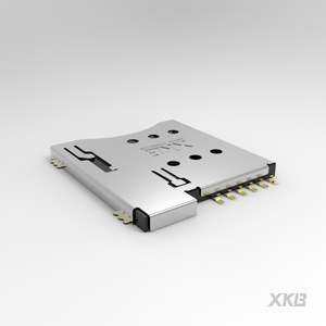 ขั้วต่อไมโครซิมการ์ด XKB Connection รุ่น XKSIM-002-P6 แบบ Push Push SMD ขนาด 1.35 มม. มาตรฐาน ROHS สำหรับอุปกรณ์อิเล็กทรอนิกส์ PCB และอุปกรณ์มือถือ - Product Image 4
