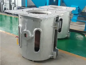Scrap Metal Recycling Induction Furnace 1ton To 5ton Melting Electric Foundry Furnace Aluminum Shell Melting Furnace