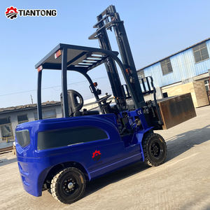 2.5톤 고내구성 리튬 배터리 전동 지게차 4륜 유압 스태커 (공장 창고 자재 운반용) - Product Image 4