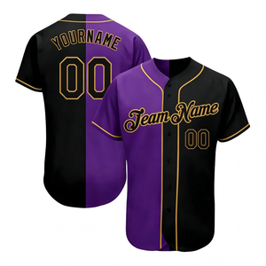 Jersey Baseball Custom dengan Nama, Nomor, dan Logo yang Dipersonalisasi, Seragam Baseball Unisex untuk Klub Olahraga Lokal, Pesanan Grosir - Product Image 1