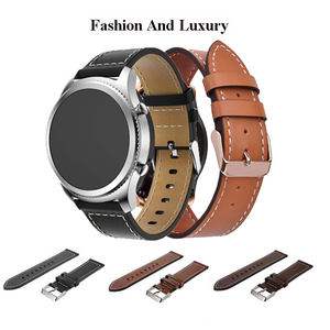 <span class=keywords><strong>Correa</strong></span> de <span class=keywords><strong>cuero</strong></span> de 22mm para <span class=keywords><strong>Samsung</strong></span> <span class=keywords><strong>Gear</strong></span> <span class=keywords><strong>S3</strong></span> Classic <span class=keywords><strong>Frontier</strong></span> para Galaxy Watch Active Smart Watch Bands - Product Image 5