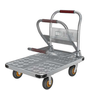 Chariot à main industriel en métal MBC-043, hauteur de déchargement personnalisable 90*60, avec protections d'angle - Product Image 6