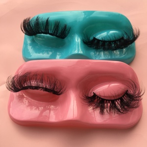 Bán buôn con người Lông mi giả Cils <span class=keywords><strong>d</strong></span>ày Lash fluffi pestaas <span class=keywords><strong>d</strong></span>ải tự nhiên Nga Faux Mink LÔNG MI LÔNG mi bán buôn Mink - Product Image 5