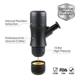 Macchina per <span class=keywords><strong>Espresso</strong></span> Portatile Manuale - 15 Bar, per Caffè in Polvere - Attrezzatura Compatta per Auto e Hotel - OEM/ODM - Product Image 1