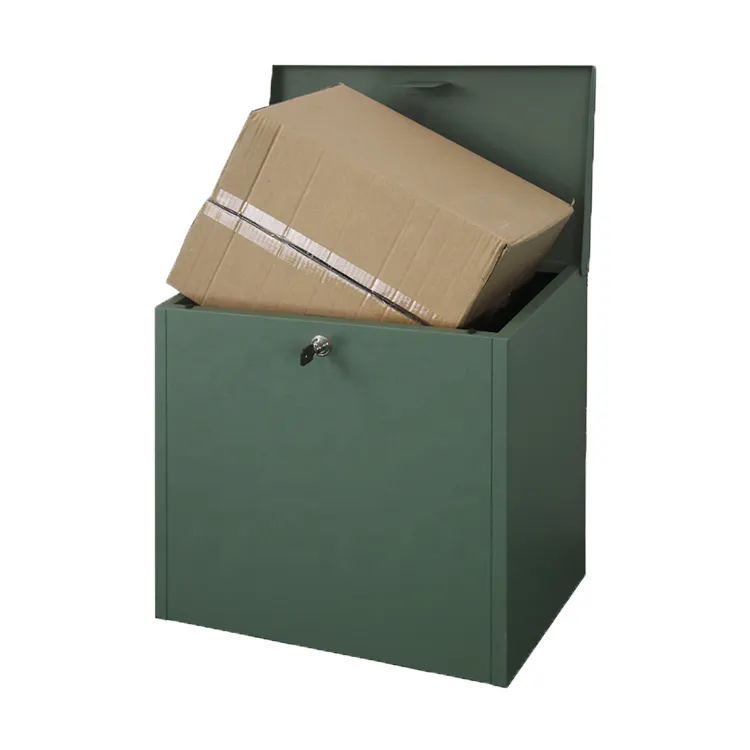 Galvanized Steel Box Parcel Delivery Box large mailbox dropbox parcels