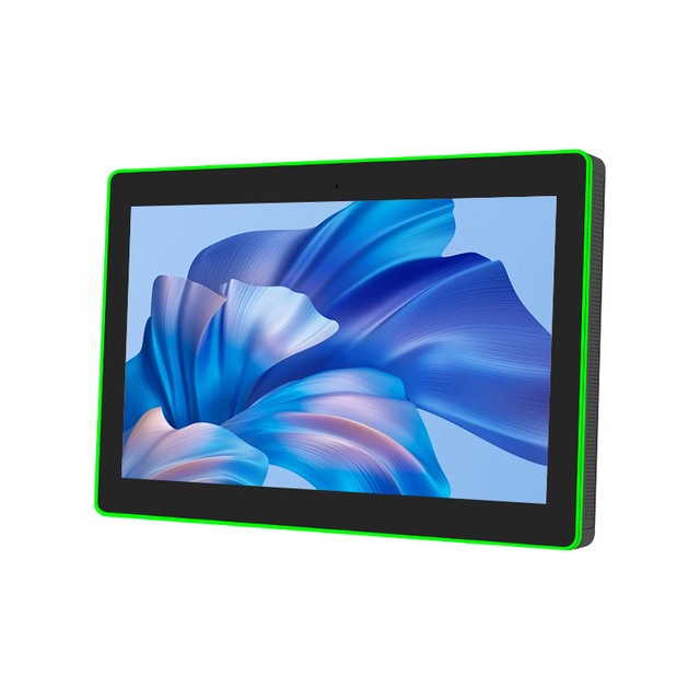 21.5 Inch Android 14 Tablet PC - POE Powered, Wall Mountable, NFC for Meeting Room, Touch Screen with LED Light Bar, 4GB+32GB