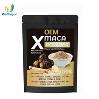 Poudre de miel de qualité alimentaire pour hommes, aphrodisiaque naturel, conditionnée sous vide dans un récipient en verre, pour la santé.