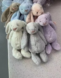 Peluche Lapin Timide à Longues Oreilles Souples de la Série Jellycotts du Royaume-Uni, Jouet Apaisant pour Bébé, Cadeau de Naissance, Anniversaire, Noël - Product Image 5