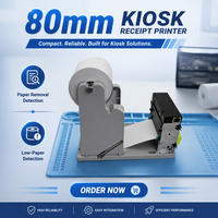 Modul Printer Barcode Thermal Kiosk 80mm USB/Serial/Parallel Opsional Tahan Sumbat dan Tahan Tarikan