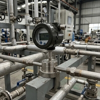 High Precision ±0.5% SUS316L Small Diameter Threaded Flow Meter for Oil and Chemical Micro Gear Flowmeter