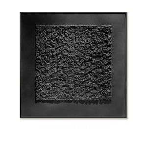 Peinture abstraite Wabi Sabi, art de la nature morte fait main, texture artistique, peinture décorative pour chambre à coucher et hôtel, peinture acrylique peinte à la main sur toile encadrée - Product Image 6