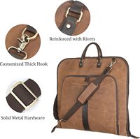 Sac à vêtements pliable et peu encombrant, anti-poussière, étanche à l'eau, avec fermeture éclair et sangle réglable