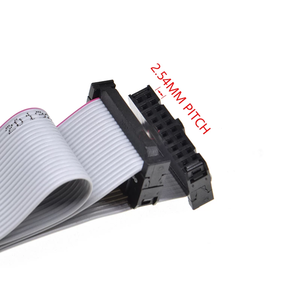 2.54mm Pitch FC-6/8/10/14/16/<span class=keywords><strong>20</strong></span>/40/50 <span class=keywords><strong>pin</strong></span> 30cm <span class=keywords><strong>JTAG</strong></span> ISP tải về cáp màu xám phẳng Ribbon Cáp dữ liệu cho DC3 IDC hộp tiêu đề - Product Image 3
