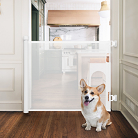 Barrière de sécurité rétractable pour bébé, animal domestique, chien, chat, pour les escaliers, les portes, les couloirs, intérieur/extérieur, filet de sécurité pour bébé, barrière de sécurité pour bébé