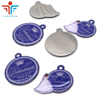Breloques en argent Sterling, 100 pièces, Puzzle coloré, pendentif en perle émaillé