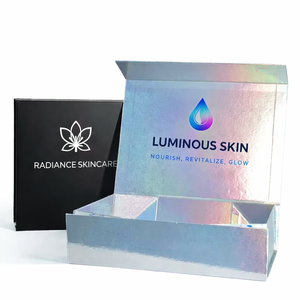 Caja de Embalaje Cosmético Personalizada de Lujo, Caja Rígida para Colección de Cuidado de la Piel de Edición Limitada, Acabado Láser, Logotipo Personalizado, Directo de Fábrica - Product Image 3