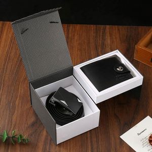 Mens Wallet Belt Gift Set Christmas <b>Valentine</b> Day Present for Husband Business Souvenir - Product Image 4