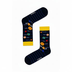 Calcetines Deportivos con Diseño de Planetas Coloridos, Transpirables, Resistentes al Sudor, Bordados, Jacquard Digital, Personalizables para Ciclismo - Product Image 2